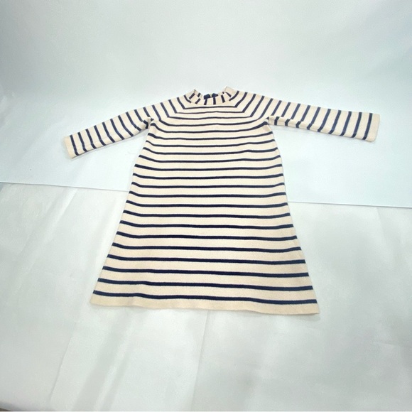 Crewcuts Striped Long Sleeve Striped Knit Dress Girls Size 7 - Picture 1 of 8